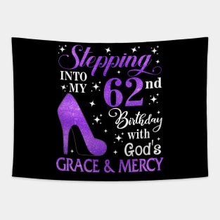 Stepping Into My 62nd Birthday With God's Grace & Mercy Bday Tapestry