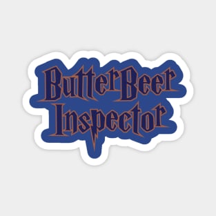 Blue ButterBeer Inspector Magnet