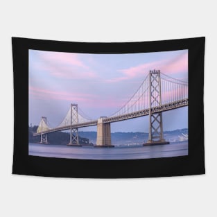 Bay Bridge at Sunset Tapestry