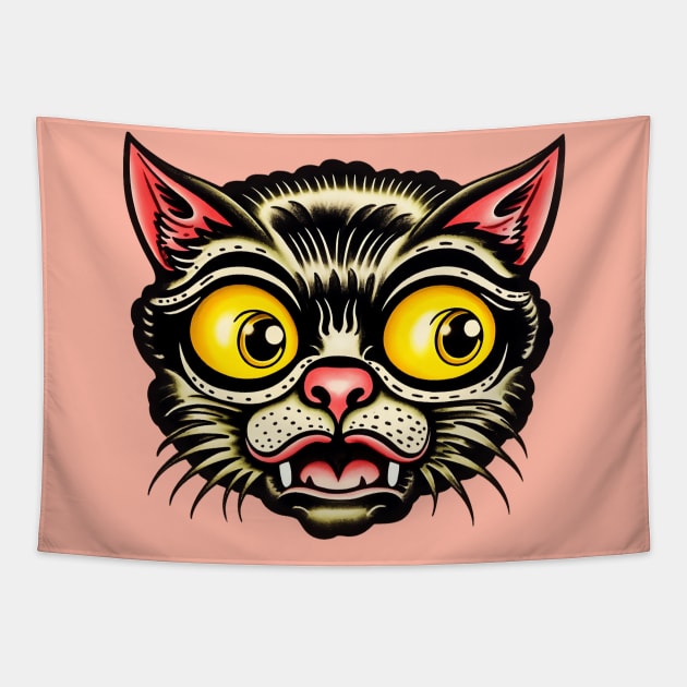 Tattoo flash tapestry top