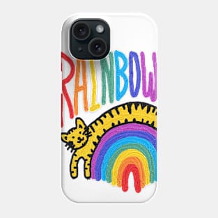 rainbow cat Phone Case