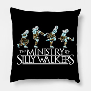 The Ministry of Silly Walkers Pillow