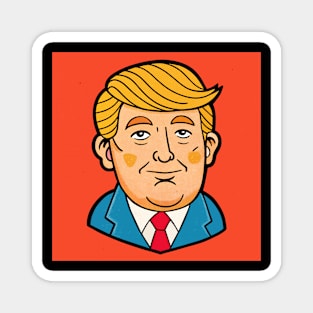 Donald Trump Illustration Magnet