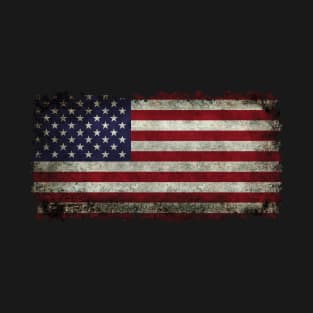 USA flag in grunge T-Shirt