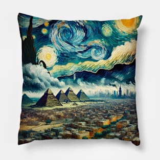 Van Gogh's house Pillow