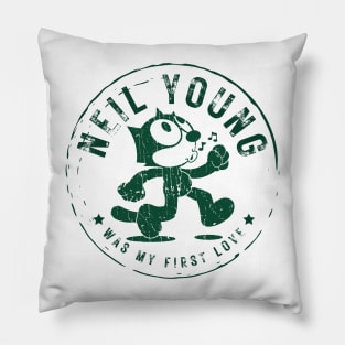 neil youmg was my first love Pillow