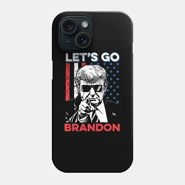 Let'S Go Brandon Donal Trump Phone Case by lam-san-dan