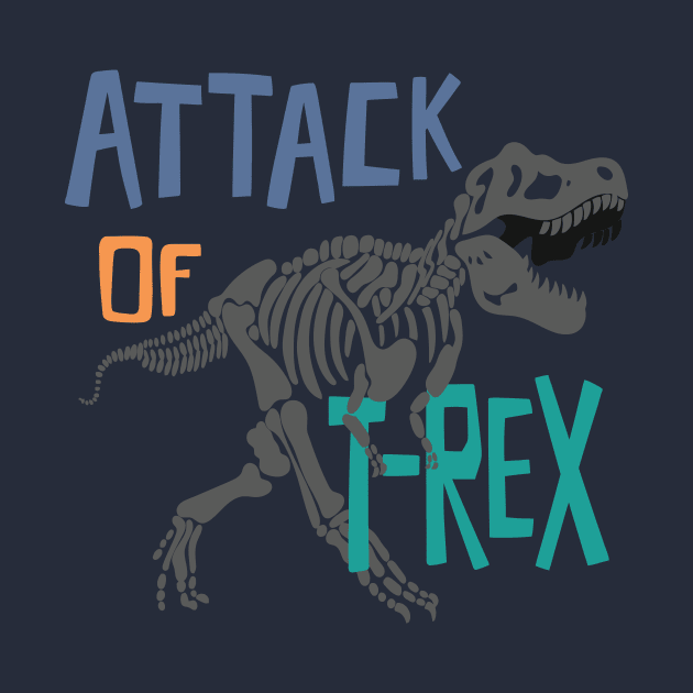 Attack of T-Rex by WorldDinosaurs