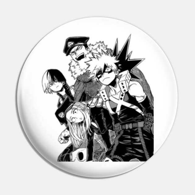My Hero Academia Manga Tee My Hero Academia Pin Teepublic Au