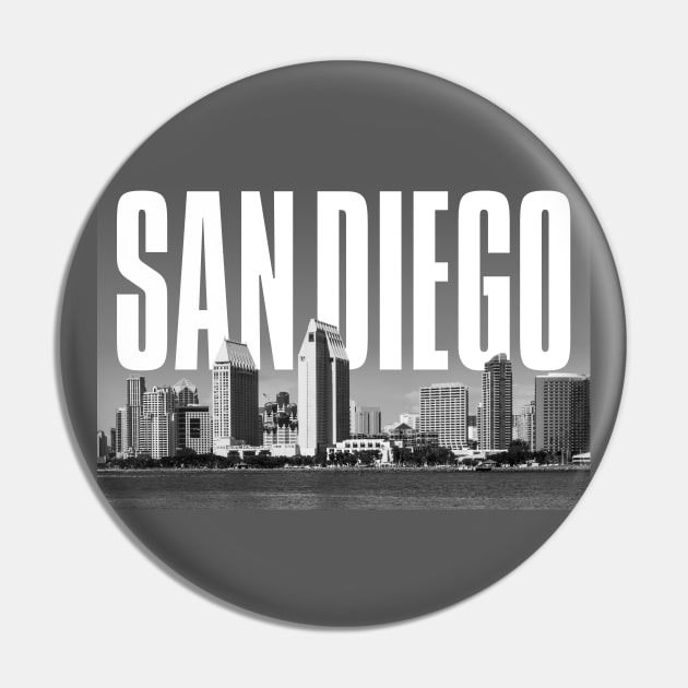 San Diego Cityscape Pin by PLAYDIGITAL2020