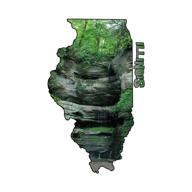 Illinois State Outline (Starved Rock State Park) by gorff