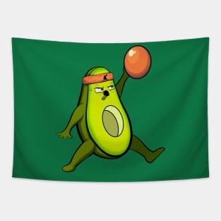 avocado funny jordan basketball Tapestry