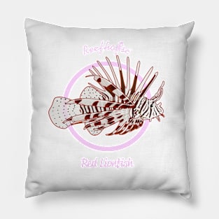 Red Lionfish Pillow