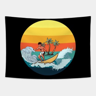 Catch the Wave of Adventure Tapestry