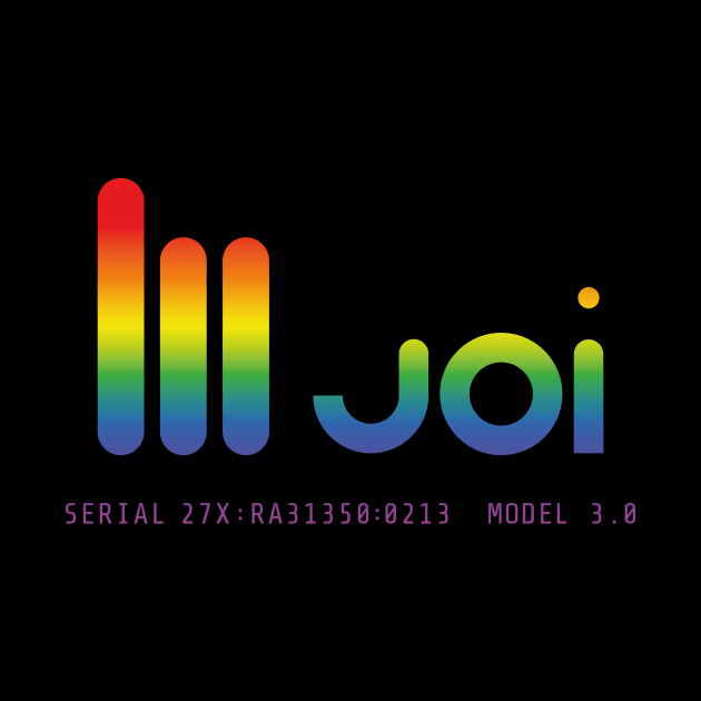 Blade Runner 2049 – Joi Logo (rainbow effect) by GraphicGibbon