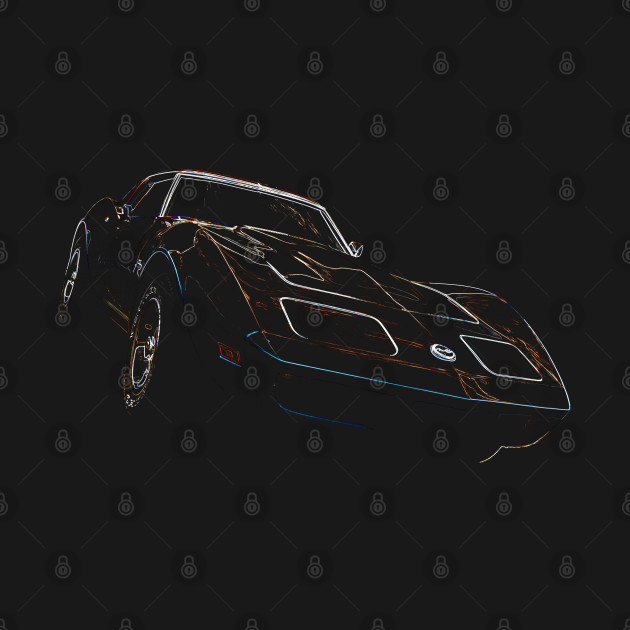 t shirt corvette c3