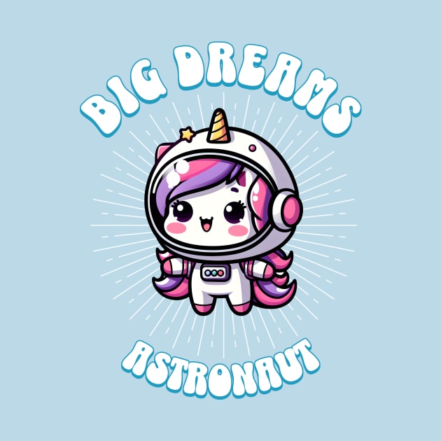 Big Dreams Astronaut Unicorn Ocean Edition by Pink & Pretty