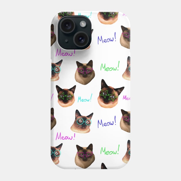 Meow! Phone Case by Novaart