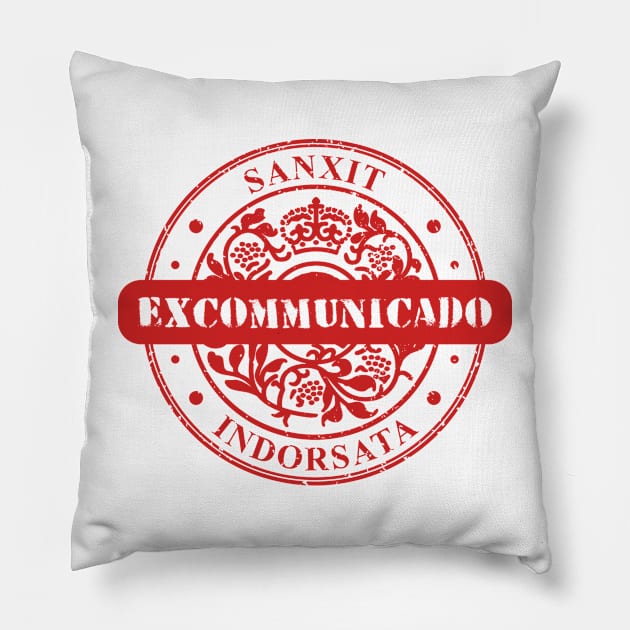 Excommunicado Pillow by Three Meat Curry