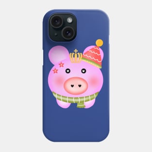 Cute christmas pig Phone Case