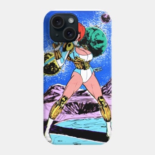 Space Bitch Poster Phone Case