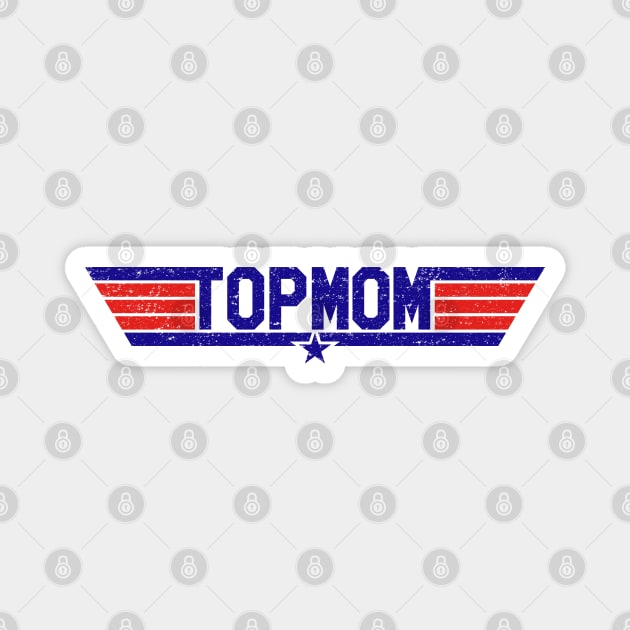 Top Mom (Worn) Magnet by Roufxis