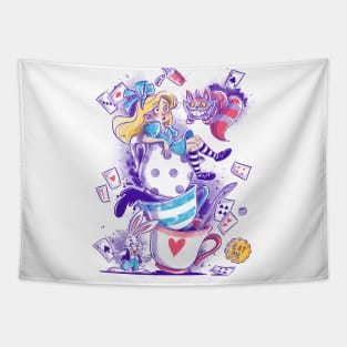 Purple wonderland Tapestry