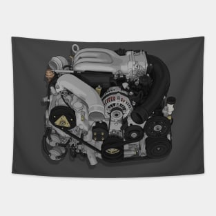 13b Engine Tapestry