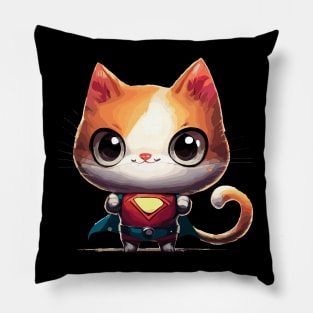 Superhero cat Pillow