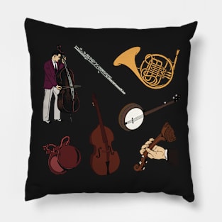 Musical instruments Pillow