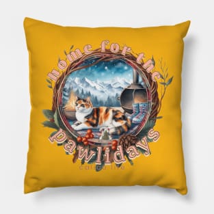 Home For The Holidays Aspen Calico Life 27C Pillow