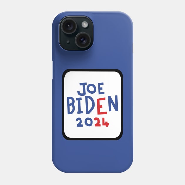 Joe Biden 2024 for President Phone Case by ellenhenryart