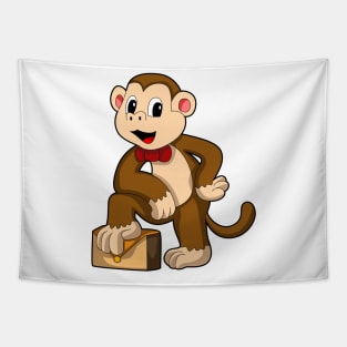 Monkey with Bag Tapestry