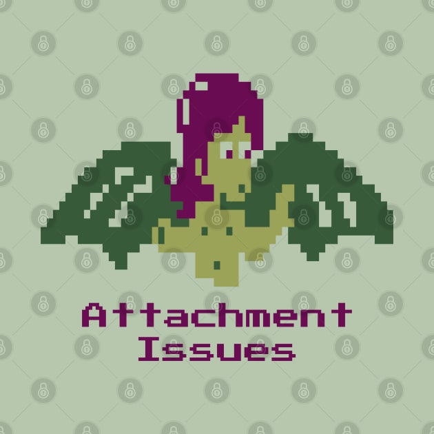 Manananggal Attachment Issues: Playful 8-Bit Mythical Art by Bear World Industries