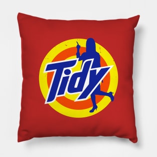 TV Show Funny Logo Parody Pillow