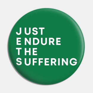 JETS Just Endure The Suffering Pin