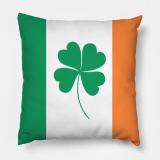 IRISH flag Ireland Shamrock St Patricks Day Pillow