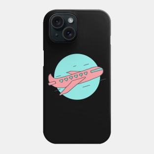 Airliner of Love (Hand Drawn Art) Phone Case