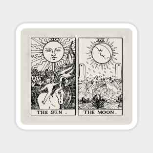 The Sun & Moon Tarot Cards Magnet