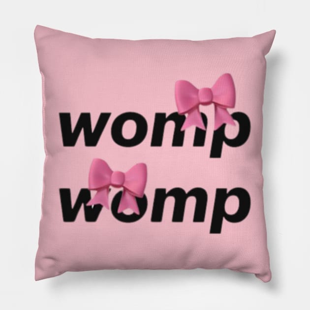 womp womp womp meme 2024 Pillow by cloudviewv2