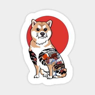 Yakuza Shiba Inu Magnet