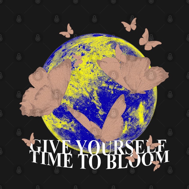 Give Yourself Time To Bloom by Kitsune Studio