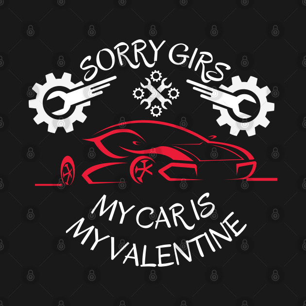 My car is my one true love on Valentine's Day. by MariooshArt