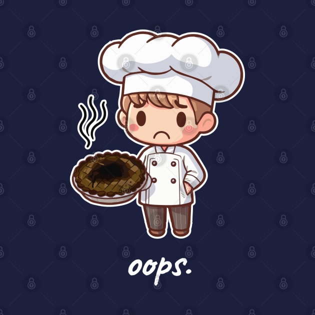 Oops! Funny Baking Fail for Pie Lovers by BoundlessWorks