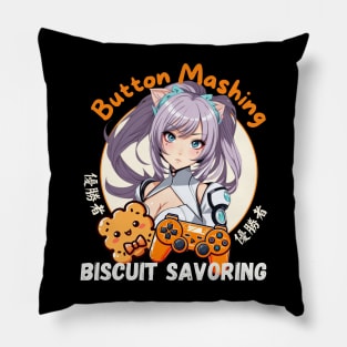 Gamer Girl Biscuits smash Pillow