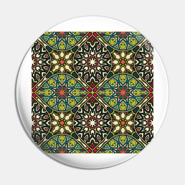 Vintage patchwork with floral mandala elements Pin by SomberlainCimeries