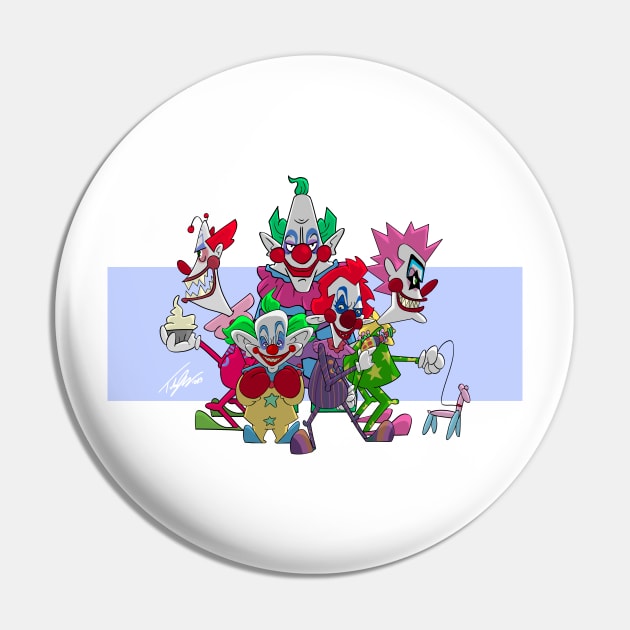 Killer Klowns - Spikey Pin by Tuckerjoneson13