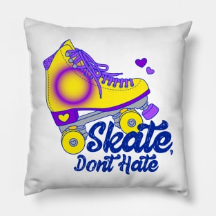 Skate, Don't Hate - Intersex Pillow