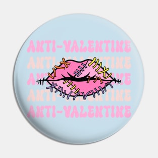 Anti Valentine Club Love Sucks Anti Love Pin
