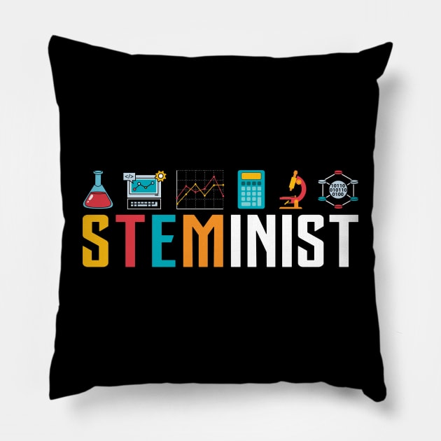 STEMinist Pillow by perthesun